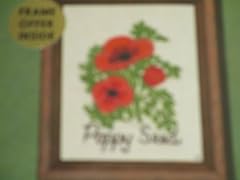 Poppy seed embroidery for sale  Delivered anywhere in USA 