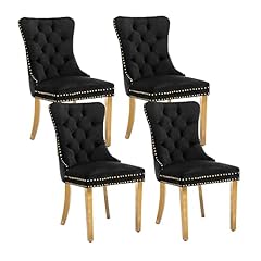 Black velvet dining for sale  Delivered anywhere in USA 