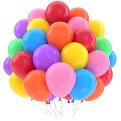 Ballons anniversaire colorés d'occasion  Livré partout en France