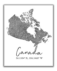 Canada map wall for sale  Delivered anywhere in USA 