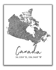 Canada map wall for sale  Delivered anywhere in USA 