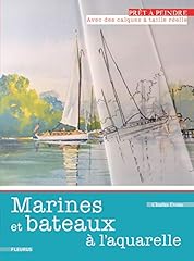 Marines bateaux aquarelle d'occasion  Livré partout en France