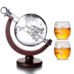 Whiskey globe decanter for sale  Delivered anywhere in UK