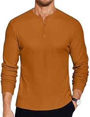 Coofandy men henley for sale  Delivered anywhere in USA 