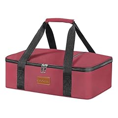 Burgundy insulated carrier for sale  Delivered anywhere in USA 
