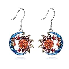 Sun moon earrings for sale  Delivered anywhere in UK
