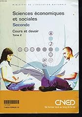 Sciences economiques sociales. d'occasion  Livré partout en France