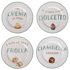 Set piatto dessert usato  Spedito ovunque in Italia 