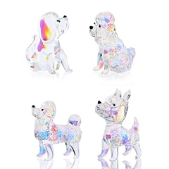 Crystal glass dog for sale  Delivered anywhere in USA 