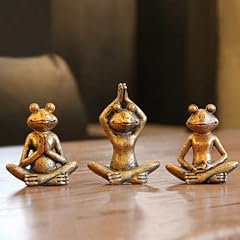 Frog figurines yoga for sale  Delivered anywhere in USA 