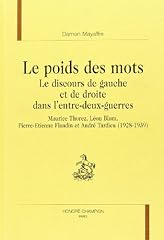 Poids mots discours d'occasion  Livré partout en France