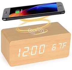 Wooden digital alarm for sale  Delivered anywhere in Ireland