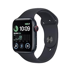 Apple Watch SE (2ª gen.) (GPS + Cellular, 44mm) con cassa in alluminio color mezzanotte con Cinturino Sport color mezzanotte - Regular. Fitness tracker, monitoraggio del sonno, Rilevamento incidenti usato  Spedito ovunque in Italia 