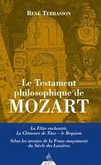 Testament philosophique mozart d'occasion  Livré partout en France