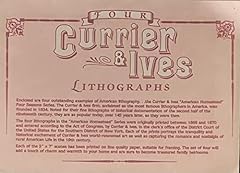 Four currier ives for sale  Delivered anywhere in USA 