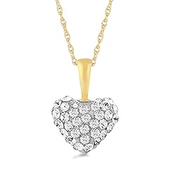 Jewelili puffed heart for sale  Delivered anywhere in USA 