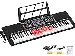 24HOCL Electric Keyboard Pianos 61 Lighted Keys, Musical for sale  Delivered anywhere in Canada