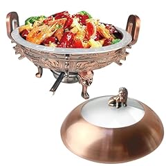 Round chafing dish for sale  Delivered anywhere in USA 
