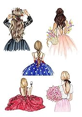 Girl dress drawing for sale  Delivered anywhere in UK