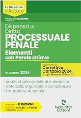 Dispensa diritto processuale usato  Spedito ovunque in Italia 