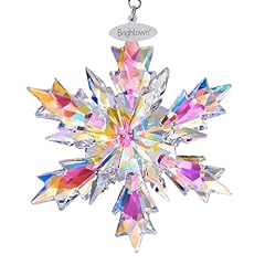 Snowflake ornaments multicolor for sale  Delivered anywhere in USA 