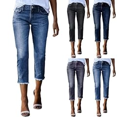 Denim capris women for sale  Delivered anywhere in USA 