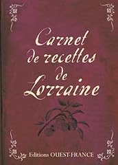 Carnet recettes lorraine d'occasion  Livré partout en France