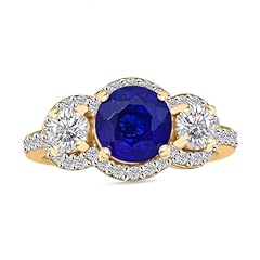 Blue spinel moissanite for sale  Delivered anywhere in UK