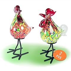 Juyoule glass rooster for sale  Delivered anywhere in USA 