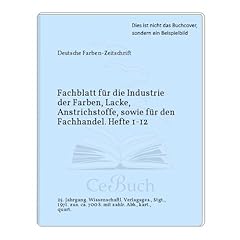 Fachblatt industrie farben gebraucht kaufen  Wird an jeden Ort in Deutschland