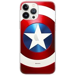 ERT GROUP custodia per cellulare per Iphone 13 PRO originale e con licenza ufficiale Marvel, modello Captain America 025 adattato in modo ottimale alla forma dello smartphone, parzialmente trasparente usato  Spedito ovunque in Italia 
