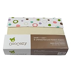 Osocozy prefolds unbleached for sale  Delivered anywhere in USA 