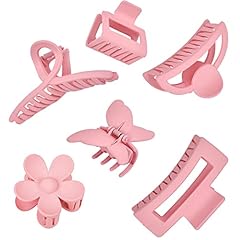 Pink hair clips for sale  Delivered anywhere in USA 