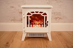 Electric Fire 1850W White Electric Fireplace Heater, used for sale  Delivered anywhere in Ireland