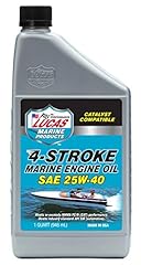 Used, Lucas Oil 40677 SAE 25W-40 4-Stroke Marine Engine Oil-946ml for sale  Delivered anywhere in UK