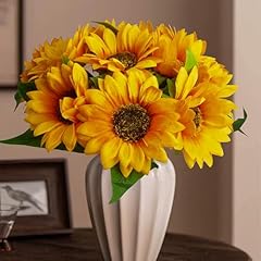 Dbcmew artificial sunflowers for sale  Delivered anywhere in UK