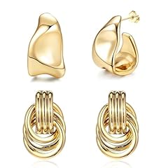 4pcs gold statement for sale  Delivered anywhere in UK