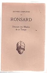Pierre ronsard. discours d'occasion  Livré partout en France