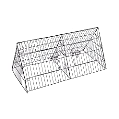 Oypla 48" Metal Triangle Rabbit Guinea Pig Pet Hutch for sale  Delivered anywhere in UK