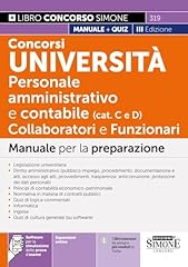 Concorsi università personale usato  Spedito ovunque in Italia 