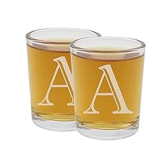2pk etched monogram for sale  Delivered anywhere in USA 