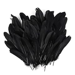 Pcs black feathers for sale  Delivered anywhere in UK