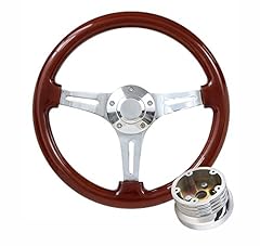 Mahogany chrome steering for sale  Delivered anywhere in USA 