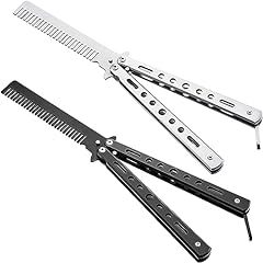 Switchblade comb stainless for sale  Delivered anywhere in USA 