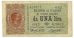 Cartamoneta.com lira buono usato  Spedito ovunque in Italia 