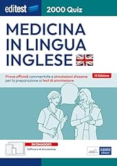 Test medicina inglese usato  Spedito ovunque in Italia 