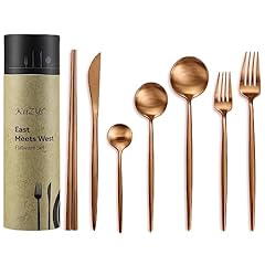 Copper silverware set for sale  Delivered anywhere in USA 
