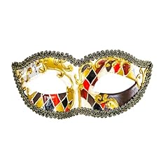 Maschera arlecchino veneziano usato  Spedito ovunque in Italia 