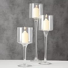 Glass candleholders tea for sale  Delivered anywhere in USA 