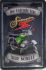 Blechschild 20x30cm simson gebraucht kaufen  Wird an jeden Ort in Deutschland